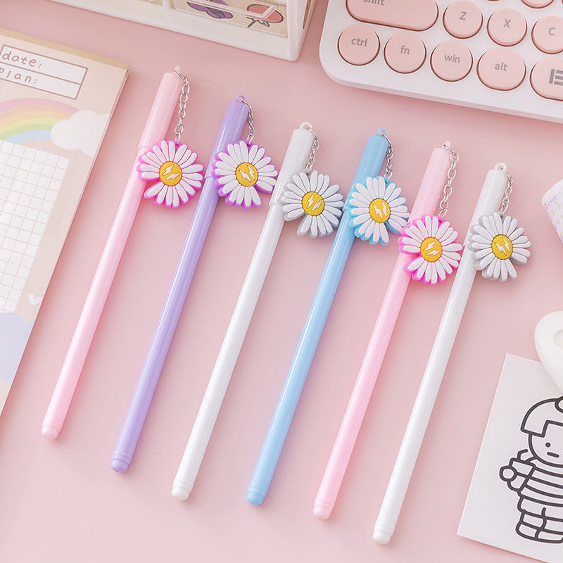 Wholesale Plastic Small Flower Pendant Ballpoint Pen
